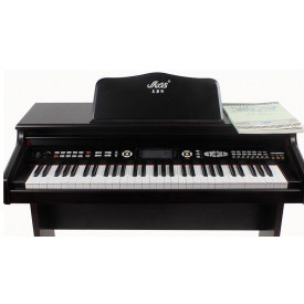 Pianina electronica MLS-9959, 61 Clape, 128 Sunete, Display digital LCD cu afisaj functii si claviatura