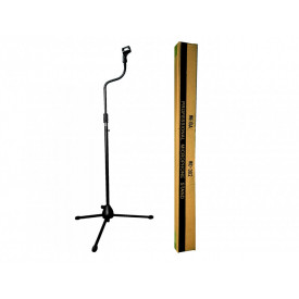 Stativ trepied cu gat flexibil microfon, Suport de podea pentru scena 80 - 175 cm