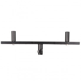 Suport pereche sateliti SP-13BS, Stativ boxa reglabil 75-130cm, Montare in gaura subwoofer 35mm, Teu 60cm