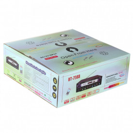 Amplificator 100W (2X50) cu Bluetooth BT-7388 Teli, USB, Delay, Echo