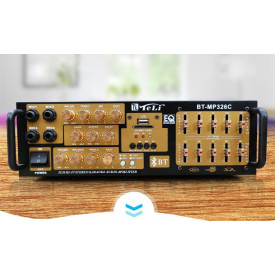 Amplificator 50W RMS MP326, Statie boxe pasive cu Bluetooth, Sistem racire, USB