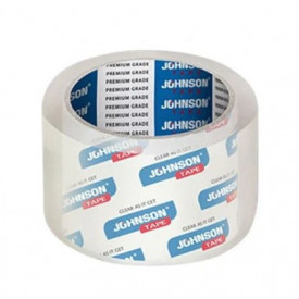 Banda adeziva (scotch) Johnson pentru impachetat colete, Transparent, 48mm