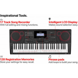 Orga electronica CT-X3000 CASIO, 61 clape Touch Response