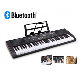 Orga electronica incepatori MQ607 Bluetooth + Microfon, Pian 61 clape, USB, 200 Timbre/Ritmuri