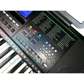 Orga electronica YM8810, 61 clape Dinamice Touch-response, Afisaj claviatura, MIDI-PC, 500 Ritmuri/Timbre
