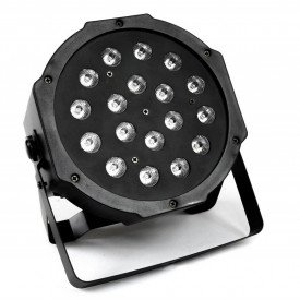 PAR LED 18x3W RGB Slim (5cm), Proiector Lumini Scena Club Petrecere Evenimente DJ