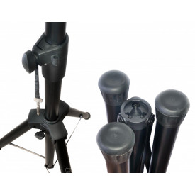 Suport trepied premium + Husa cu fermoar, Stativ boxa 30KG, Antena Difuzoare Monitoare reglabil 100-190cm