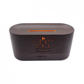 Umidificator si difuzor de arome tip Lampa Veghe LED, Aromaterapie, Aparat abur uleiuri esentiale
