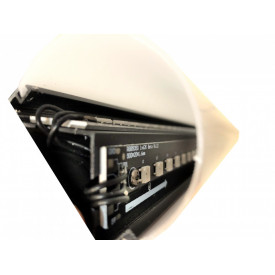 LED-BAR Multicolor 124 x Bec LED RGBW 5050, Ecran curbat, mat, 91CM, Senzor sunet, DMX In/Out