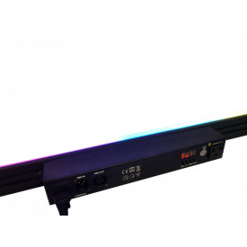 LED-BAR Multicolor 124 x Bec LED RGBW 5050, Ecran curbat, mat, 91CM, Senzor sunet, DMX In/Out