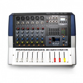 Mixer amplificat 6 canale, Consola DJ 400W TUM GY60USB, Bluetooth, USB