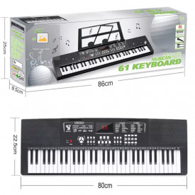Orga electronica copii 61 clape 5 octave100 tonuri SD6112
