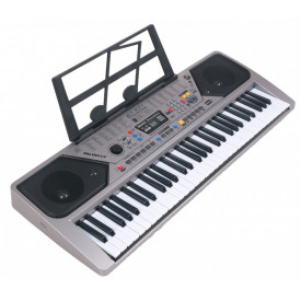 Orga electronica copii incepatori 61 clape MQ001 + Geanta + Stativ + Casti + Microfon, USB, Radio