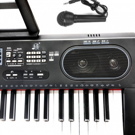 Orga electronica incepatori MQ603 Bluetooth, 61 clape, 250 timbre, Microfon - Exersat, Invatat