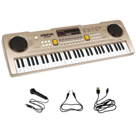 Orga electronica juniori, 61 clape, Functii invatat, BF630b1, 16 tonuri, 10 ritmuri, USB, Microfon