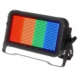 Proiector disco WILD WASH LED RGB, Mufa DMX, Jocuri lumini flash strobo club 864 LED RGB + 96 LED Alb