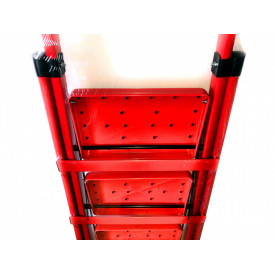 Scara 3 trepte late, pliabila, treapta de sus 65cm, max 80kg, platforma 30x20cm