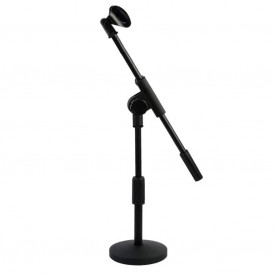 Suport microfon ajustabil de birou, masa, conferinte, Brat tip macara cu baza stativ grea (1 kg)