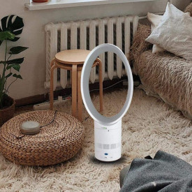 Ventilator fara elice 14" Bladeless Fan, Telecomanda, 40 x 20 x 12 cm