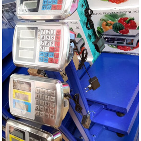 Cantar pentru marfa 50g-350KG, Display iluminat, Acumulator, Platforma 40x50CM