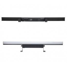 LED-BAR Multicolor 124 x Bec LED RGBW 5050, Ecran curbat, mat, 91CM, Senzor sunet, DMX In/Out