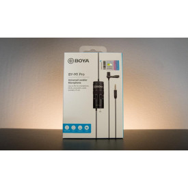 Microfon Smartphone Videocall Zoom, Boya BY-M1, Lavaliera jack 3.5mm / 6.3mm