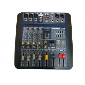 Mixer neamplificat (pasiv), Temeisheng L-05, Afisaj digital, USB, 5 benzi egalizator