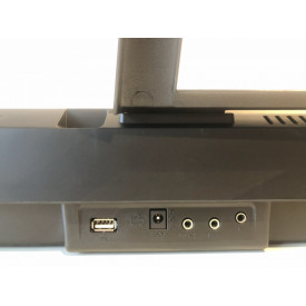 Orga electronica MQ607 Bluetooth + Cadru metalic + Casti wireless + Microfon, Pian 61 clape, USB, 200 Timbre/Ritmuri