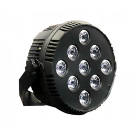 PAR-Led 9 becuri RGB, Mini proiector pentru evenimente, petreceri, functioneaza dupa sunet