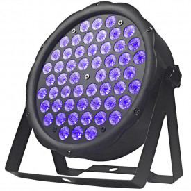 PAR-LED UV 54 becuri cu lumina ultravioleta Black Light - Proiector lumini Disco Club Scena DJ Eveniment