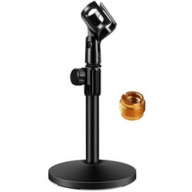 Stand microfon de masa, Suport reglabil pe inaltime, Tip vertical ajustabil 20-30cm