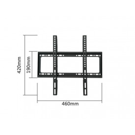 Suport fix pentru perete, Stativ ecran monitor televizor, Cadru TV, VESA 400mm, Universal