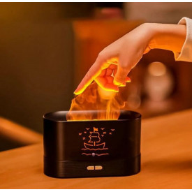 Umidificator si difuzor de arome tip Lampa Veghe LED, Aromaterapie, Aparat abur uleiuri esentiale