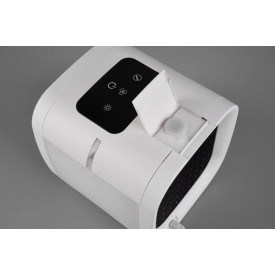 Ventilator cu pulverizare apa, Cooler tip *Mini aer conditionat portabil*, Lampa veghe RGB, Afisaj digital temperatura, Alimentare USB