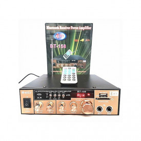 Amplificator boxe combina audio BT-158 30W, Bluetooth USB, Receiver Stereo, Statie karaoke, Radio