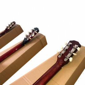 Chitara acustica cutaway + 6 corzi metalice rezerva, 4/4 38" 96CM, Adolescenti si incepatori