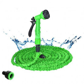 Furtun de gradina extensibil 30 metri + Pistol clasic + Pistol sampon auto + Adaptor robinet