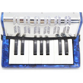 Mini acordeon calitativ pentru copii, 17 clape 8 basi, Pentru joaca, exersat, initiere, invatat