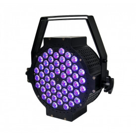 PAR-LED 54 x 4W RGB, Carcasa aluminiu, Cooler, Proiector lumini scena DMX 512