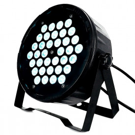 PAR-LED Slim, Proiector lumina color scena, Becuri 36x3W RGB, Microfon, Dmx IN-OUT, Lumini club, evenimente, prezentari, magazine, arhitectural, fundal