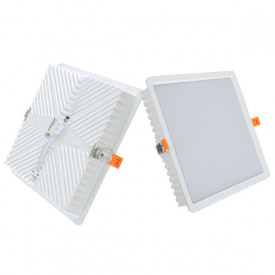 Spot incastrabil patrat 24W multi LED, 2700K 6400K