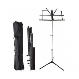 Stativ pentru caiet partitura + Husa transport, Reglabil 50-135CM, Suport partituri note muzicale pliabil