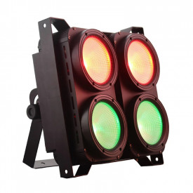 4 becuri x 100W LED COB, Lumina scena fundal, Blinder