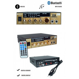 Amplificator boxe combina audio BT-158 30W, Bluetooth USB, Receiver Stereo, Statie karaoke, Radio