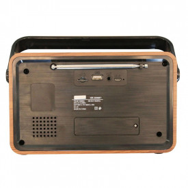 Aparat radio portabil tip RETRO, HR-506BT, Bluetooth, USB, microSD