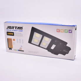 Lampa 200 / 300 / 400W pentru iluminat stradal - Panou solar, Acumulator, Telecomanda