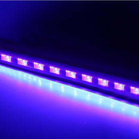 LED-BAR UV 12 x 3W Lumini club ultraviolet, Efecte club tip black light 40W, Carcasa aluminiu