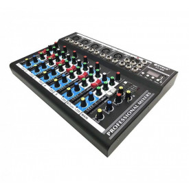Mixer portabil 7 canale XLR F7-MB, 7 intrari mono, neamplificat