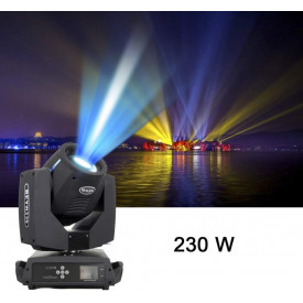 Moving Head Beam 230W 7R, Gobo 14 culori 17 Sabloane, Lumini scena DMX