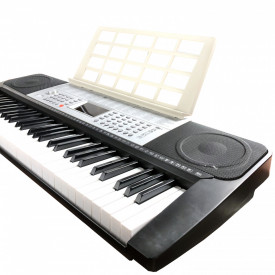Orga electronica incepatori 639 + Cadru metalic reglabil + Microfon, 61 clape, USB